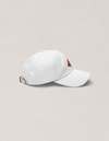Flower cap by Mojo Circus, embroidered eyelets detail