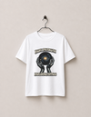 Koh Phangan Holding Space tee by Mojo Circus, flat view of the heavyweight cotton t-shirt