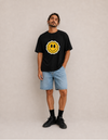 Same Same tee by Mojo Circus on a second model, front view