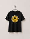 Same Same tee by Mojo Circus, flat view of the heavyweight cotton t-shirt